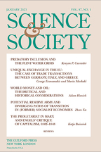 科学与社会:马克思主义思想与分析杂志